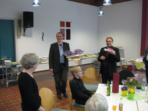 Bild vom Chorleiter-Jubiläum am 28. April 2013